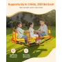 Kids Seesaw, 90 kg Load Capacity, Metal Rocking Teeter Totter with Handles, Toddler Seesaw for Children Aged 3+, Kids Outdoor Pl