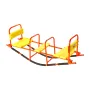 Kids Seesaw, 90 kg Load Capacity, Metal Rocking Teeter Totter with Handles, Toddler Seesaw for Children Aged 3+, Kids Outdoor Pl