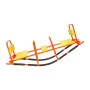 Kids Seesaw, 90 kg Load Capacity, Metal Rocking Teeter Totter with Handles, Toddler Seesaw for Children Aged 3+, Kids Outdoor Pl