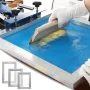 Screen Printing Kit, 3 stykker Aluminium Silkeskærmtryksrammer