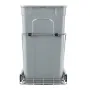 VEVOR Pullout Trash Can for Kitchen Cabinets,Double Under Sink Garbage Waste Recycling Bin, Under Mount Waste Container, with He