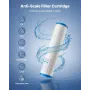 VEVOR Whole House Water Filter Replacement Cartridge, 4.5"x20"(11x51cm) Polyphosphate Scale Inhibitor Filter for Whole Home Filt