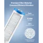 VEVOR hele husets vandfilterpatron, 4,5"x20"(11x51cm) polyfosfatskala-inhibitorfilter til hele hjemmefiltret