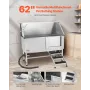 Hundevaskestation i rustfrit stål, 157,48 cm kæledyrsplejekar