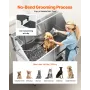 VEVOR Stainless Steel Dog Washing Station, 157.48 cm Pet Grooming Tub w/ Stairs, PE Water Filter Board, Faucet & Showerhead & So