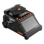 Fiber Fusion Splicer 6 Motors, Core & Clad Alignment Fibers Optic Splicer with 6s Fast Splicing and 13s Heating, 5" LCD Screen, 