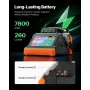 Fiber Fusion Splicer 6 Motors, Core & Clad Alignment Fibers Optic Splicer with 6s Fast Splicing and 13s Heating, 5" Touch Screen