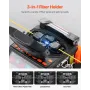 Fiber Fusion Splicer 6 Motors, Core & Clad Alignment Fibers Optic Splicer with 6s Fast Splicing and 13s Heating, 5" Touch Screen