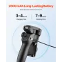 Gimbal Stabilizer for Smartphone, 3-Axis Stabilization, Phone Gimbal for Android & iPhone with Face/Object Tracking, Tripod, Por