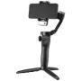 VEVOR Gimbal Stabilizer for Smartphone, 3-Axis Stabilization, AI-Powered Phone Gimbal for Android iPhone with Fill Light, Tripod