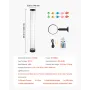 VEVOR Bubble Tube Lampe 16 Farve 1 m Sensorisk akvarielampe til aflastning