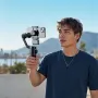VEVOR Gimbal Stabilizer for Smartphone, 3-Axis Stabilization, Phone Gimbal for Android & iPhone with Magnetic Fill Light, Face T