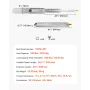 1 par fuld forlængerskuffer 18 20 22 28 30 32 36 38 40 44 48 52