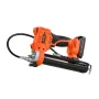 Cordless Grease Gun, 8000 PSI Max Pressure, 20V Electric Grease Gun with 2.0 Ah Battery & LED Light, 35.4-inch Long Hose & Carry