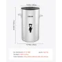 Ice Tea Dispenser, 4 Gal/15L 304 rustfrit stål