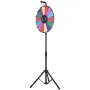 18â €  Prize Wheel Tripod Floor Stand Color Prize Wheel