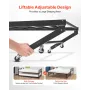 Twin Size Daybed Frame, Day Bed with Trundle, Heavy Duty Metal Platform Bed Frame, Twin Daybed with Metal Slats Support for Livi