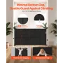 Retractable Baby Gate, 870 mm Tall, Extends up to 1400 mm Wide, Retractable Gate for Kids or Pets, Mesh Material, Easy to Instal