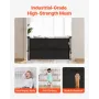 Retractable Baby Gate, 870 mm Tall, Extends up to 1400 mm Wide, Retractable Gate for Kids or Pets, Mesh Material, Easy to Instal