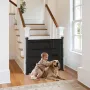 Retractable Baby Gate, 870 mm Tall, Extends up to 1400 mm Wide, Retractable Gate for Kids or Pets, Mesh Material, Easy to Instal