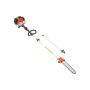 VEVOR Gas Pole Saw, 33CC 2 Stroke Gas Powered Pole Saws with 35.6 cm Cutting Bar, Cordless Tree Trimmer with 850ml Fuel Tank, 2.