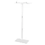 Podium Stand, 1100 mm Acrylic Lectern, Portable Laptop Desk with Wide Reading Surface, Book Clips, Adjustable Angle, Floor-Stand