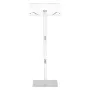 Podium Stand, 1100 mm Acrylic Lectern, Portable Laptop Desk with Wide Reading Surface, Book Clips, Adjustable Angle, Floor-Stand