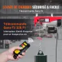 Electric Hoist 2200 lb Electric Winch Wire Rope 1600W 220V Wireless Remote Control Lifting Electric Jack Portable Winch Electric