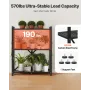 3-etagers sammenfoldelig opbevaringshylde, 28W x 13D x 36H