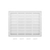 Return Air Filter Grille Fits W24 x H18 Inch Duct Opening Air Vent Cover