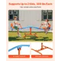 Kids Seesaw, 136 kg Load Capacity, Sit and Spin Teeter Totter with Easy-Grip Handles, Kids Outdoor Playground Equipment, Outside