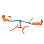 Kids Seesaw, 136 kg Load Capacity, Sit and Spin Teeter Totter with Easy-Grip Handles, Kids Outdoor Playground Equipment, Outside
