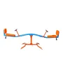 Kids Seesaw, 136 kg Load Capacity, Sit and Spin Teeter Totter with Easy-Grip Handles, Kids Outdoor Playground Equipment, Outside