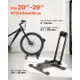 Bike Rack, Fits 508 to 736.6 mm Mountain & Road Bikes, Alloy Steel Rust-Resistant Bike Floor Stand Rack, Foldable Bicycle Stand 