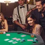 sammenklappeligt pokerbord, 8 spillere 1220 mm sammenklappeligt