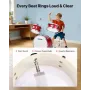 Kids Drum Set, 3-Piece 14 in / 355.6 mm Junior Drum Sets, Beginner Drums Set with Adjustable Throne and Two Pairs of Drumsticks,