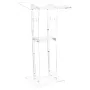 Podium Stand, 1100 mm Acrylic Lectern, Portable Laptop Desk with Wide Reading Surface and Storage Shelf, Book Stopper, Floor-Sta