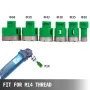 6 stk. Diamond Holesaw Set Diamond Drill Core Bits, M14