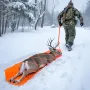 Deer Drag Sled, 185 x 58 cm, 250 kg Heavy Duty Yard Utility