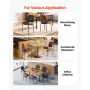 Moderne Spisestue Accent Stole Sæt med 2, Polstret Læder