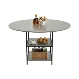 47 in Round Dining Table Wood Kitchen Table for 2-4 Person (Only Table)