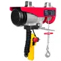 Electric Hoist, 598.7 kg Lifting Capacity, 1150W 220V Electric Steel Wire Winch with 427 cm Wired Remote Control, 1219 cm Single