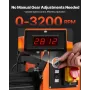 Woodworking Lathe, 1500W / 2 HP, Wood Lathe Machine with 0 to 3200 RPM Variable Speed, 457 x 1020 mm Workbench, Brushless DC Mot