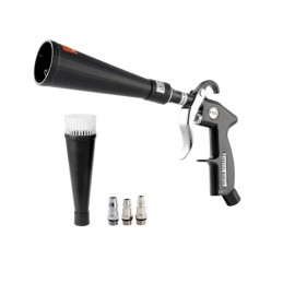 Car Cleaning Gun 6-9.2 Bar High-Pressure Air Blow Gun 2 Nozzles Blast Dirt