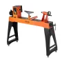 VEVOR træbearbejdningsdrejebænk, 1500W / 2 HK, trædrejebænk med 0 til 3200 o/min variabel hastighed, 457 x 1020 mm arbejdsbord,