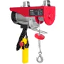 Electric Hoist, 598.7 kg Lifting Capacity, 1150W 220V Electric Steel Wire Winch with 427 cm Wired Remote Control, 1219 cm Single