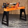 Woodworking Lathe, 1100W / 1.5 HP, Wood Lathe Machine with 0 to 3200 RPM Variable Speed, 406 x 1020 mm Workbench, Brushless DC M