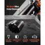VEVOR Diamond Core Drilling Machine, 20-254 mm Drilling Diameter, Stand-Mount Dry and Wet Concrete Core Drill Rig with 10 Bits, 