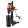 Diamond Core Drilling Machine, 20-254 mm Drilling Diameter, Stand-Mount Dry and Wet Concrete Core Drill Rig with 10 Bits, 535/92