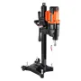 Diamond Core Drilling Machine, 20-254 mm Drilling Diameter, Stand-Mount Dry and Wet Concrete Core Drill Rig with 10 Bits, 535/92